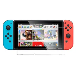 La migliore protezione dello schermo in vetro temperato per giocatore di gioco antigraffio per Nintendo Switch