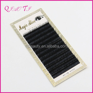 Extensión natural de la pestaña falsa de la piel real del visión de la tira hecha a mano natural de calidad superior - Product Image 3