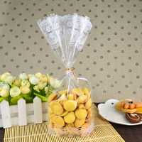 Cellofan — sacs en Cellophane à fond plat auto-adhésif, pochette cadeau, Logo personnalisé, pièces