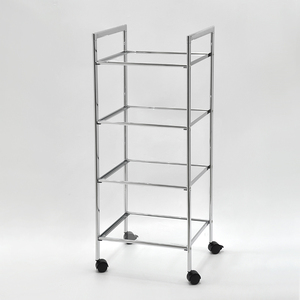 Very Useful 5 Tier <b>Glass</b> <b>Shelf</b> Cleaning Trolley - Product Image 2
