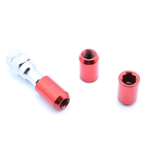 Indicateur universel de boulon de roue en aluminium et acier, capuchons de boulon de roue chromés JDM, pièces de rechange neuves - Product Image 6