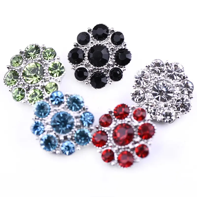 MST brand new elevator push button bulk rhinestone buttons rose flower buttons