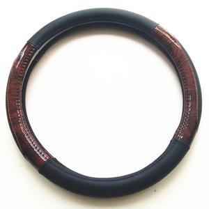 Coprivolanti <span class=keywords><strong>in</strong></span> pelle PVC venatura del <span class=keywords><strong>legno</strong></span> di nuova progettazione OEM di fabbrica - Product Image 2