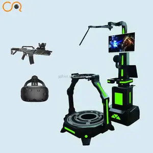 Vr walker revestimento de realidade virtual 9d 360 graus, simulador de visão vr de tiro, máquina de jogo