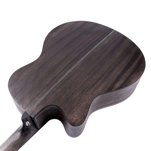 Guitarra Eléctrica Western de 41 Pulgadas, Guitarra Acústica <span class=keywords><strong>Vintage</strong></span> Negra - Product Image 3