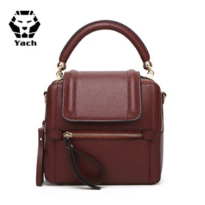 Bolso de mano personalizado para mujer, Cartera de mano femenina de cuero de estilo lujoso, bolso de compras con <span class=keywords><strong>cambio</strong></span> trasero, venta al por mayor - Product Image 2