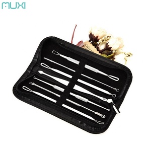 7pcs mụn đầu đen Remover Set mụn mụn đầu trắng comedone mụn mụn mụn nhược điểm extractor Remover <span class=keywords><strong>Tool</strong></span> Tweezer Kit Set - Product Image 2