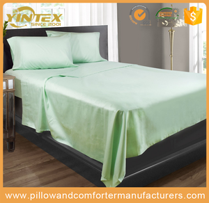 Hàng châu Yintex Khách Sạn Linen 100% Cotton Sateen Tấm Ga Trải Giường Đặt Kích Thước vua - Product Image 3