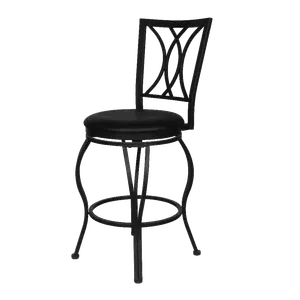 <span class=keywords><strong>Tabouret</strong></span> de bar pivotant moderne à <span class=keywords><strong>hauteur</strong></span> réglable pour l'extérieur de la maison cadre métallique en fer pour la cuisine petit déjeuner café-bar - Product Image 1