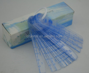 Jauge d'inspection en plastique transparente 100% neuve, 16 lames, 0,05-1,5 mm, longueur 70 mm, haute précision 0,01-0,02 mm - Product Image 4