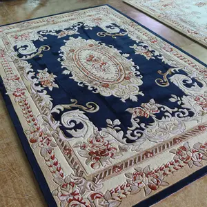 High-end lüks online el tüfte halı müslüman namaz bambu ipek iplik kilim ve halılar