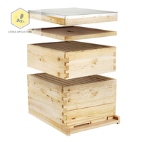 Offre Spéciale langstroth ruche boîte 2 couches 8 ou 10 cadres de ruche d'abeille