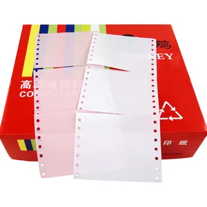 Ncr computador forma papel contínuo para documentos de escritório e impressora de lei 120mm -2ply