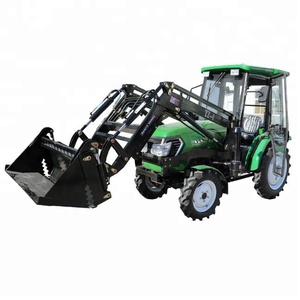 Trung quốc cung cấp 55hp Nông Nghiệp máy kéo với bộ phận giống hình lá kết thúc loader máy - Product Image 3