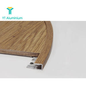 Nhôm Linh Hoạt Tầng Trim Gạch Lát Sàn Cong Trim Đối Với Laminate <span class=keywords><strong>Flooring</strong></span> <span class=keywords><strong>Transition</strong></span> <span class=keywords><strong>Strips</strong></span> - Product Image 2