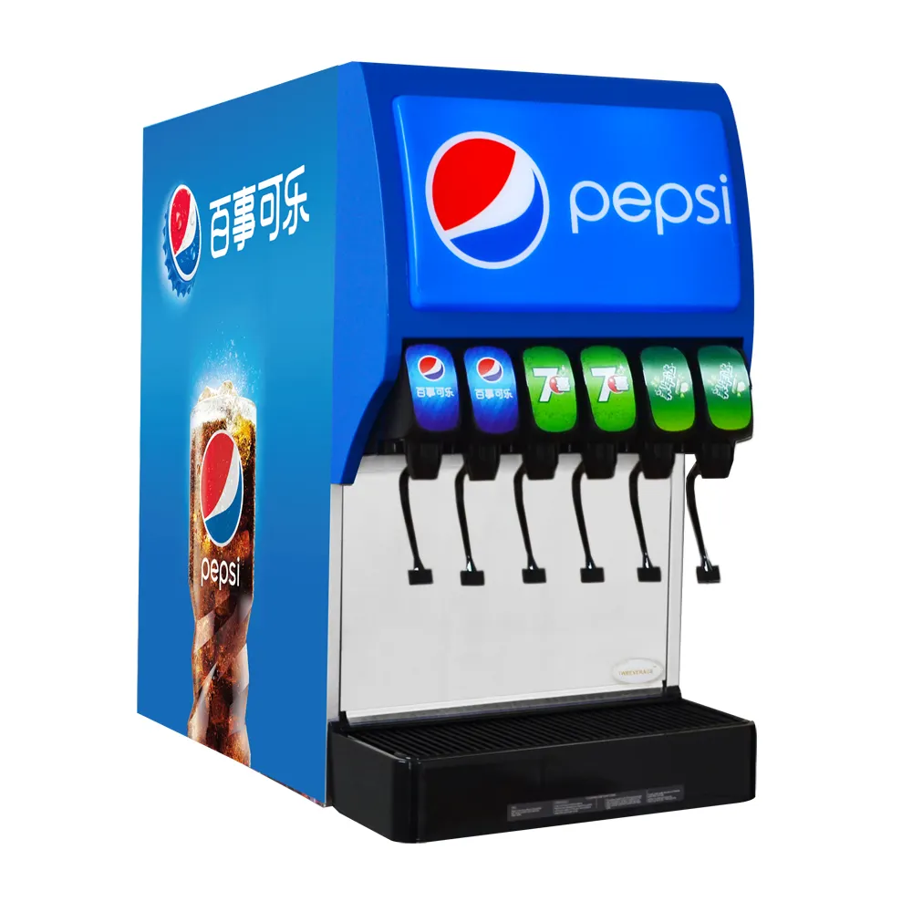 Máquina de fabricación de cola Pepsi, dispensador de bebidas de fuente de soda post mix, Shanghai, maquinaria para tienda de conveniencia