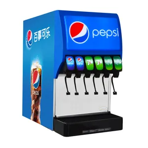 Mesin Pembuat Pepsi Cola Post Mix Soda Fountain Dispenser Minuman Mesin Shanghai untuk Toko Serba Ada