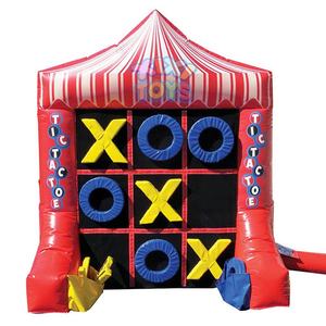 XIXI TOYS portatile a grandezza naturale due giochi in una punta gonfiabile <span class=keywords><strong>tic</strong></span> tac e collega 4 giochi di carnevale per la festa - Product Image 2