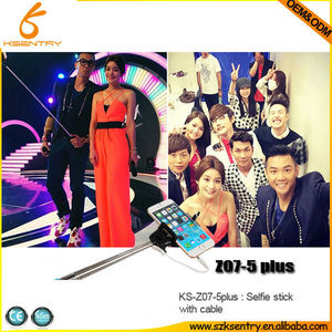 monopod de actualización z07-5 plus monopod de alambre cable tomar monopod de polo, no hay necesidad de bluetooth - Product Image 1