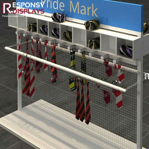 Sàn gỗ đứng Rack hiển thị với nhiều lớp móc thiết kế cho treo phụ kiện trang sức triển lãm cửa hàng bán lẻ giới thiệu - Product Image 6