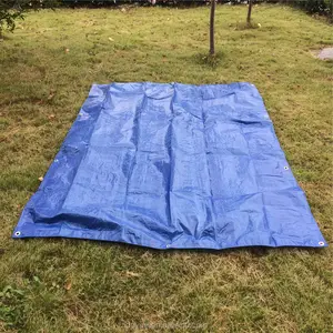 100g غطاء من قماش مشمع 12x16 قماش القنب الأزرق