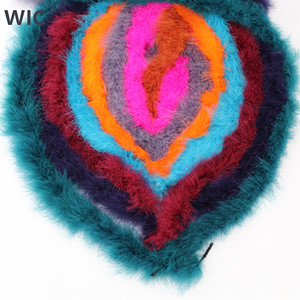 WIC Luohe Memilih Prime Harga Terbaik 20G Pink Turki Bulu Marabou Boas