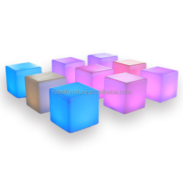 Водонепроницаемый счетчика адвокатского сословия СИД освещение для гостиной стул светодиодный Видеокуб