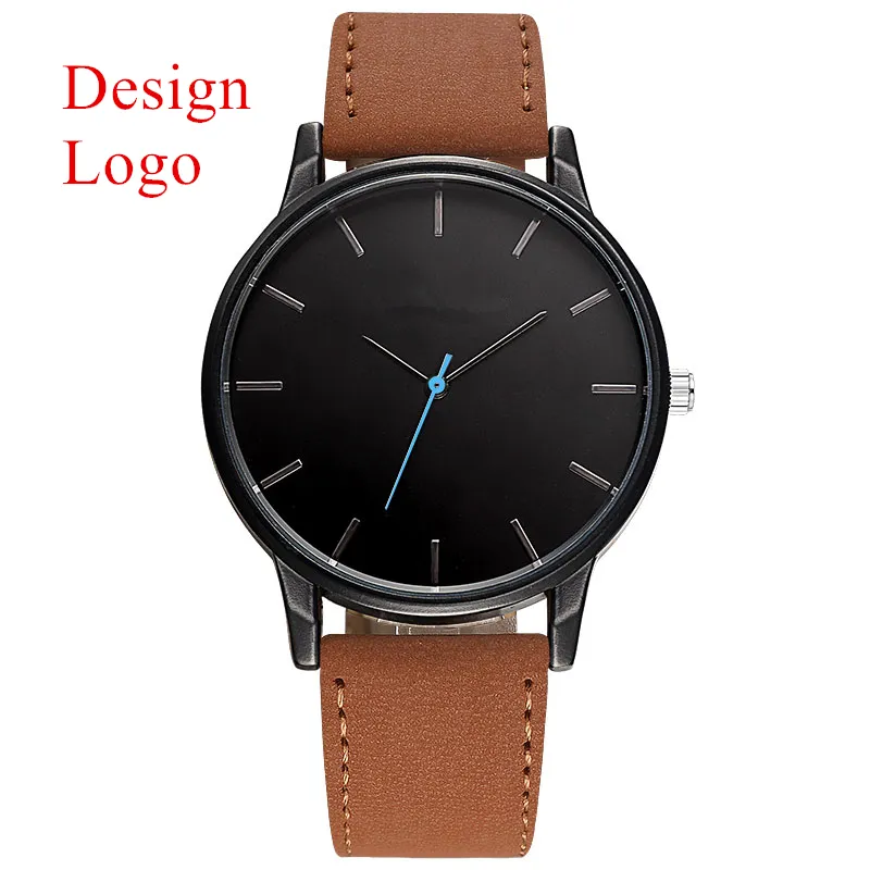 Montre à main de mode pour hommes, montre avec votre propre marque, bracelet personnalisé avec Logo