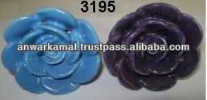 Nueva llegada, venta al por mayor, suministro de fábrica, perillas de puerta de cerámica elegantes baratas, perillas de puerta de cerámica, Color azul y negro - Product Image 2