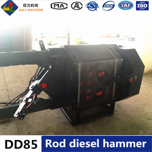 China famous brand JULI DD85 asta di guida diesel mucchio drive martello per la vendita in Filippine - Product Image 2
