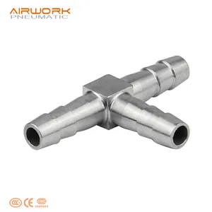 Rvs air slang prikkeldraad pijp barb fittings aansluitingen connector voor plastic slangen