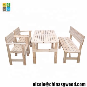 Juego de mesa de cerveza plegable de madera/Banco/patio/juego de mesa al aire libre - Product Image 4