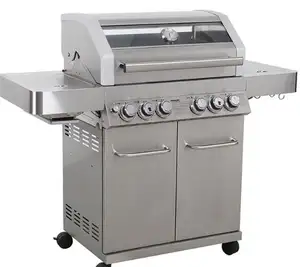 Panggangan Gas Profesional Komersial Harga Rendah Grosir Pesta Keluarga Barbekyu Outdoor Dapur Bbq Grill