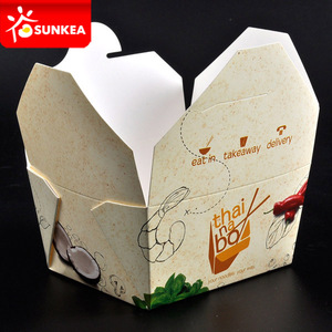 Company Brand Logo Printed Paper Empanadas Box Food &amp; Beverage Packaging Coated Paper Disposable UV Coating Varnishing <strong>Embossing</strong> - Product Image 2