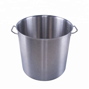 Heavy Duty Ss304 Large Big Size Non Stick Induction 12l 50l 70l 100l 150l 200l 30l Stainless Steel Stock Pot - Product Image 4