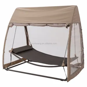 Nouveauté : Lit de balançoire de loisirs d'extérieur avec moustiquaire, mobilier de jardin - Product Image 1
