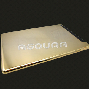 Fábrica, alta Calidad para el ipad 5 24 k oro de la contraportada acabado de espejo, la cubierta del espejo para el ipad - Product Image 2