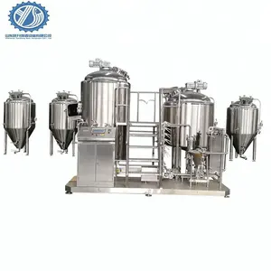 5 barril de acero inoxidable cervecería piloto equipo de sistema de hidromasaje cerveza línea de maquinaria