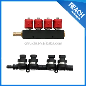 de gás injector de combustível rail injector ferroviário para gpl cng 3cyl kit auto lpg comum injetores ferroviário