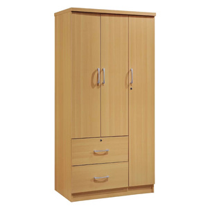 ตู้เสื้อผ้าติดผนังไม้สไตล์โมเดิร์นพร้อมลิ้นชักสำหรับห้องนอน - Product Image 1