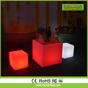 Silla de plástico llevó cachorro, control remoto llevó cubo, iluminado llevó silla del cubo - Product Image 3