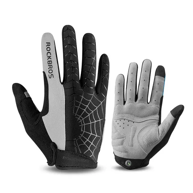 ROCKBROS — gants de cyclisme respirants, bloc en Gel pour faire du Sport, pour vélo, moto, bicyclette, écran tactile disponible, OEM