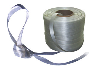 Chất lượng cao ngoại quan <span class=keywords><strong>Polyester</strong></span> hotmelt dây đeo 13 Mét Chiều rộng cho hướng dẫn sử dụng đóng gói của giấy nhựa PET và PP vật liệu - Product Image 1