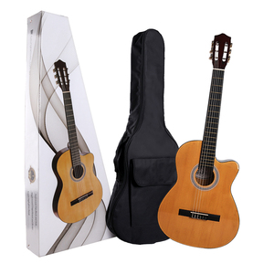 <span class=keywords><strong>Guitarra</strong></span> Clásica con Cuerpo Cutaway, Instrumentos Musicales, Precio al por Mayor OEM - Product Image 5