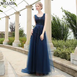 Di alta Qualità Con Scollo A V Appliques In Rilievo Paillettes Damigella D'onore Della Cinghia Vestito WF110 - Product Image 6