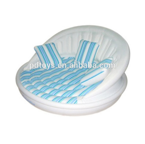 Sofá <span class=keywords><strong>Cama</strong></span> Inflable Moderno para Interiores y Exteriores, Reclinable, Plegable, con Almacenamiento, Libre de Ftalatos, Diseño Ergonómico de PVC para - Product Image 1