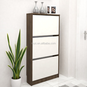 Venta caliente del gabinete del zapato <span class=keywords><strong>de</strong></span> madera moderna del gabinete del zapato para la sala - Product Image 2