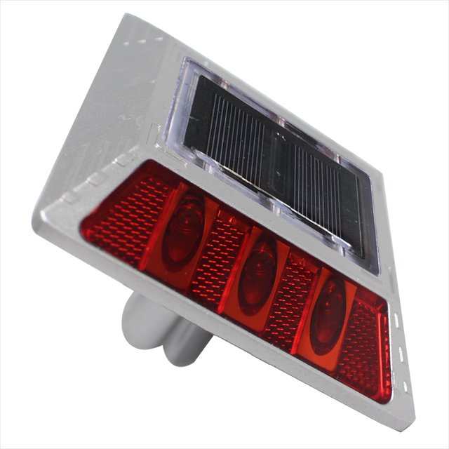 Алюминиевые шипы Solarlite, заводская цена, дорожные отражатели кошачий глаз с ножкой