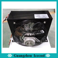 1/2HP เครื่องทำความเย็นระบายความร้อนด้วยท่อทองแดงคอนเดนเซอร์พร้อมมอเตอร์พัดลม