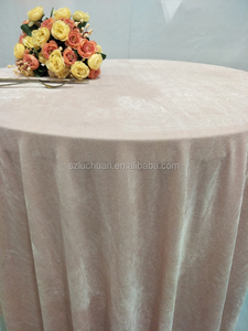 Großhandel Hochzeit Tischdecke Red Velvet Tischdecken Flanell Backed Tischdecke - Product Image 4
